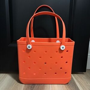 “Orange You Glad” Bogg Style Rubber Waterproof Tote Bag